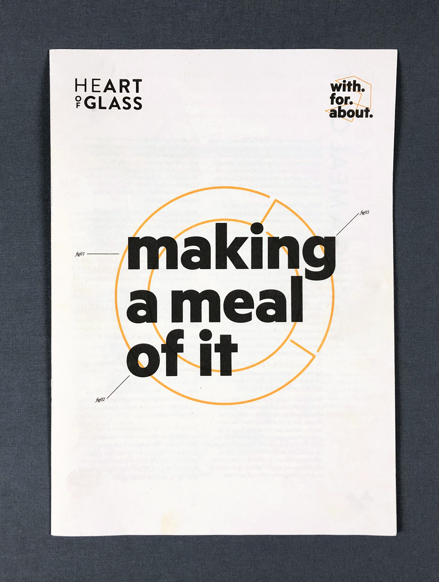 Cover image: With For About: Making A Meal