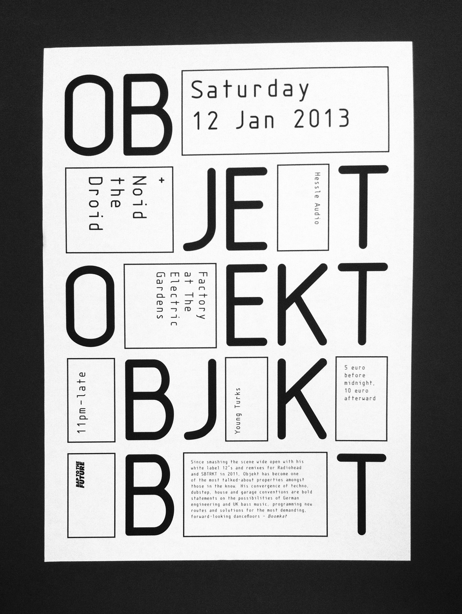 Cover image: Objekt – 2013