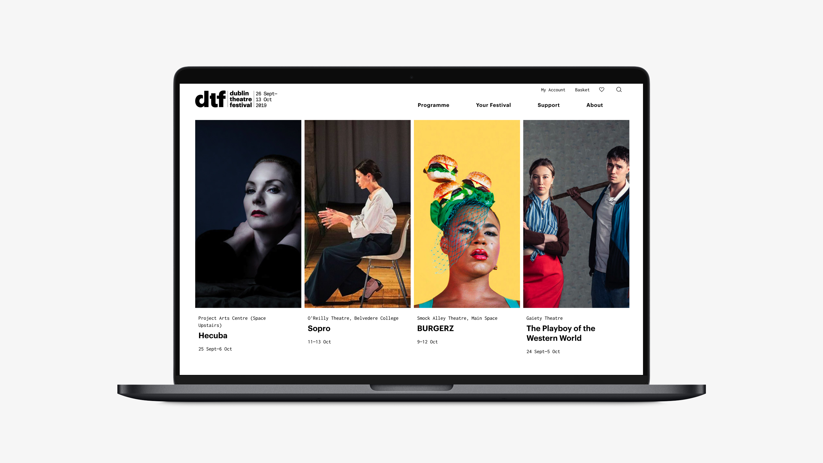 Cover image: Dublin Theatre Festival – Website