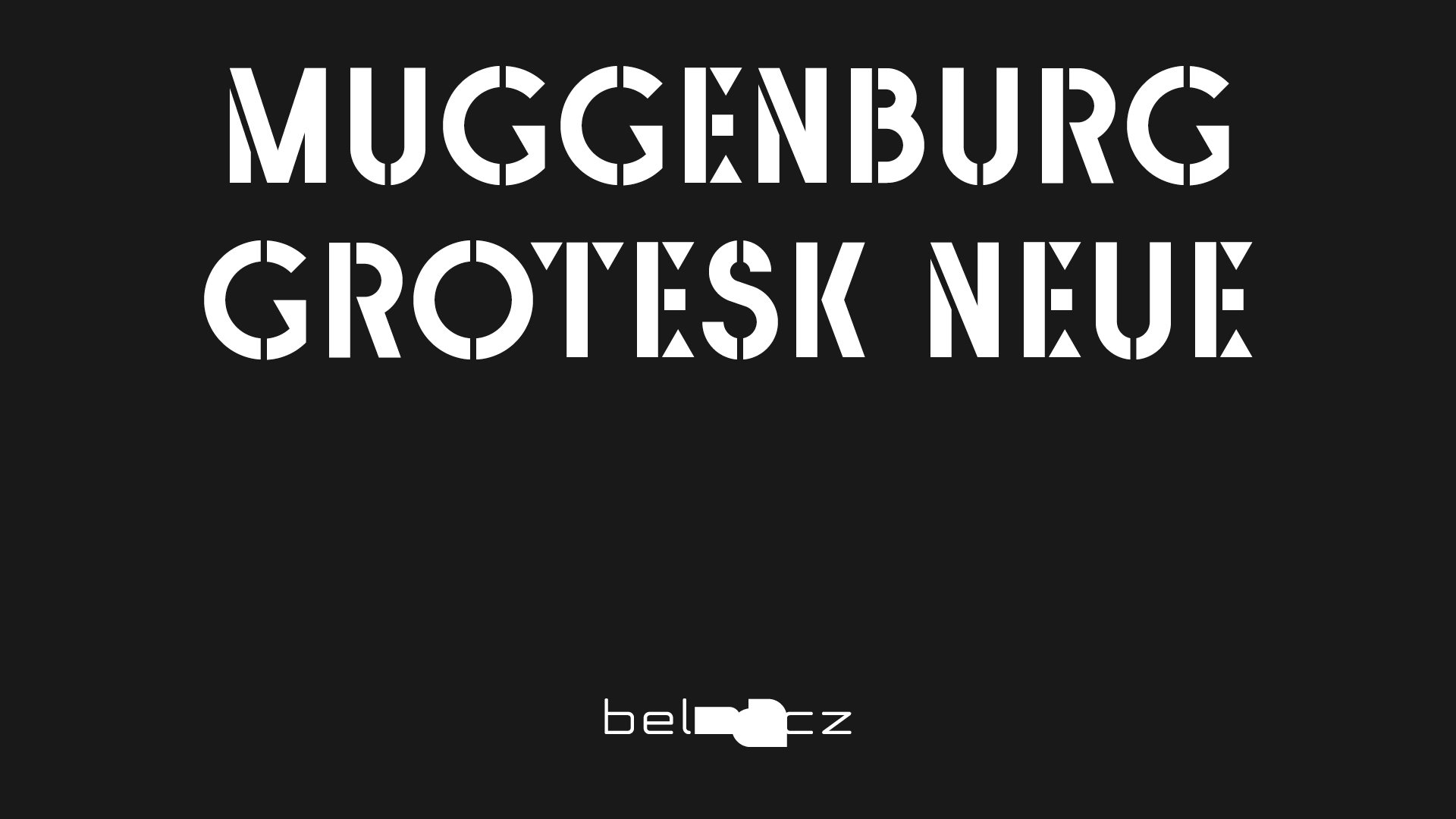 Cover image: Muggenburg Grotesk Neue