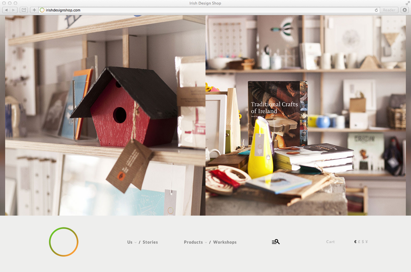 Cover image: Irish Design Shop – Website (2013)