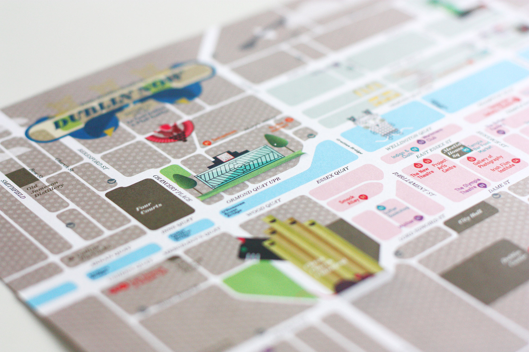 Cover image: Dublin City as a grid – Map (2014)