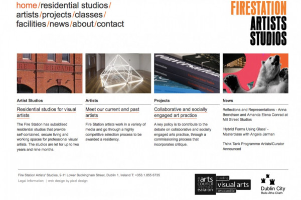 Cover image: Fire Station Artists’ Studios (2010)