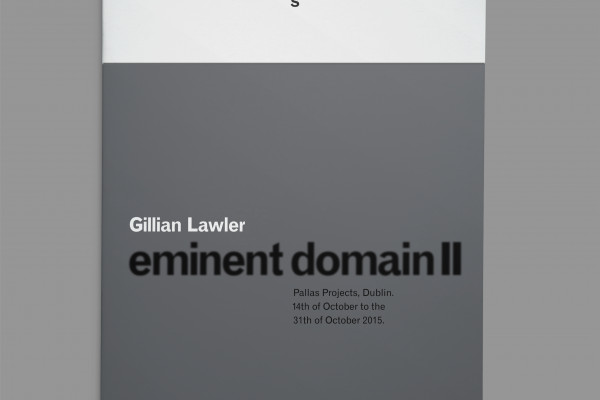 Cover image: Gillian Lawlor: eminent domain II