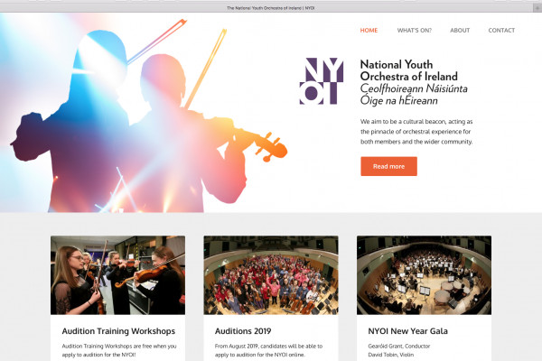 Cover image: National Youth Orchestra website