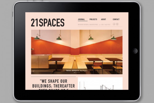 Cover image: 21 Spaces