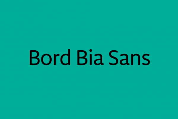 Cover image: Bord Bia Sans