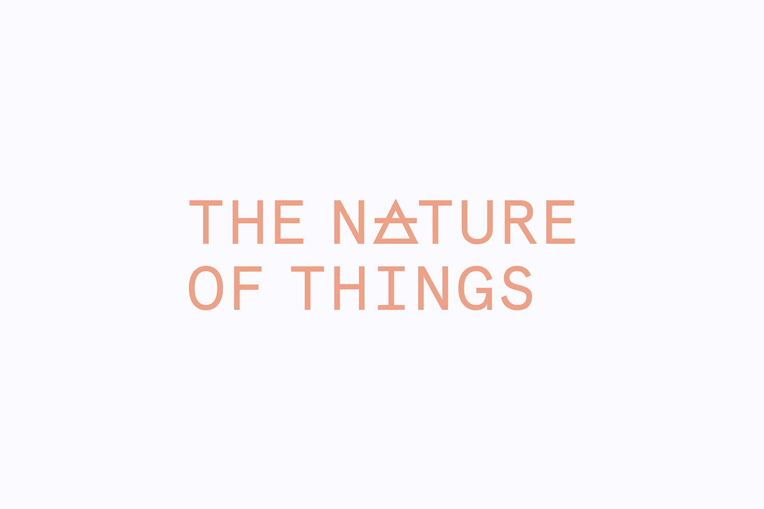 Cover image: The Nature of Things