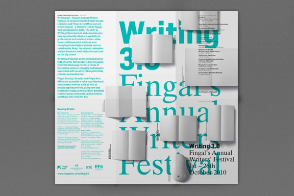 Cover image: Writing3.0 – Fingals Writer's Festival