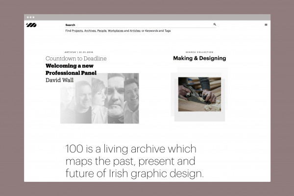 Cover image: 100 Archive Website Update