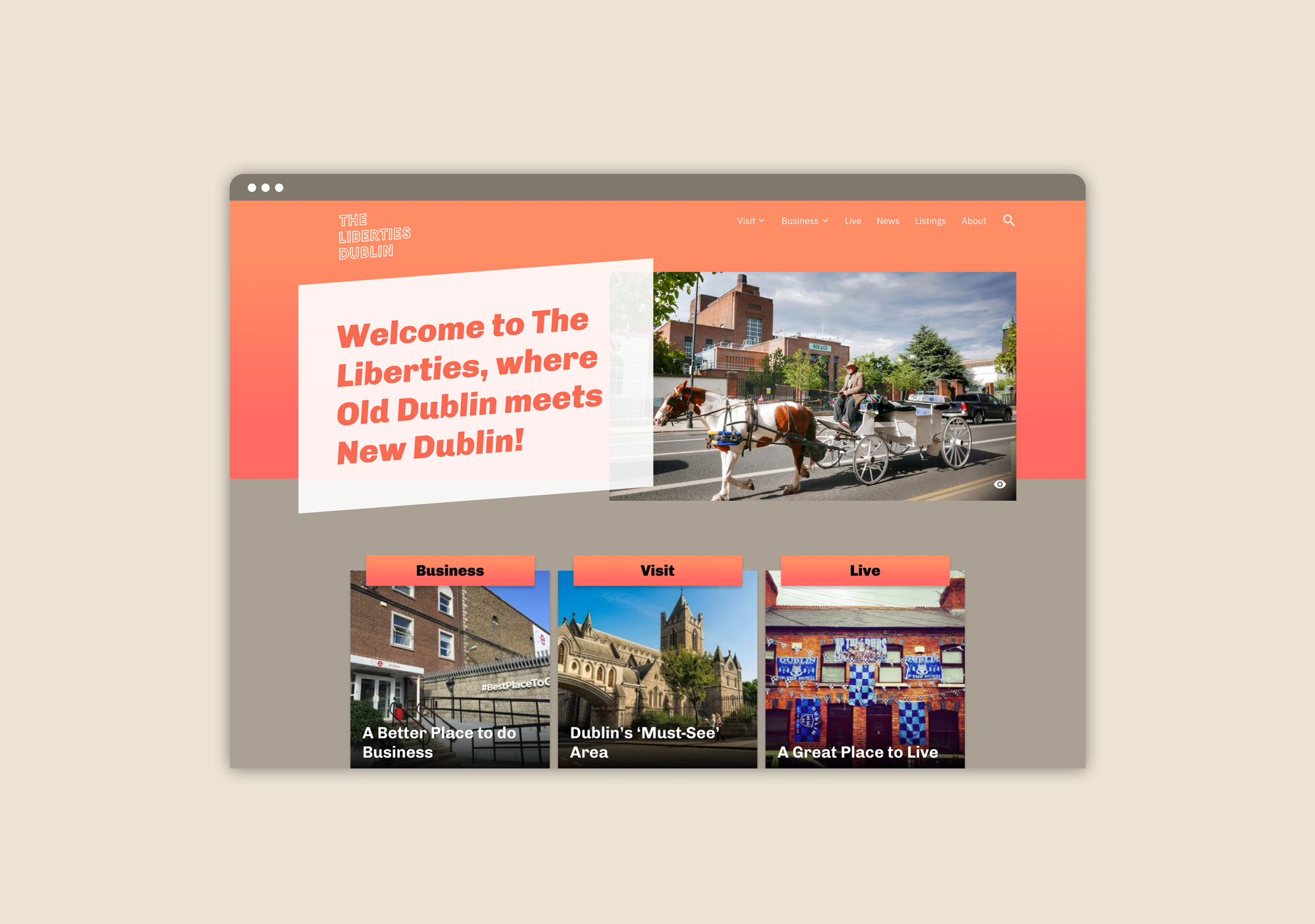 Cover image: The Liberties Website