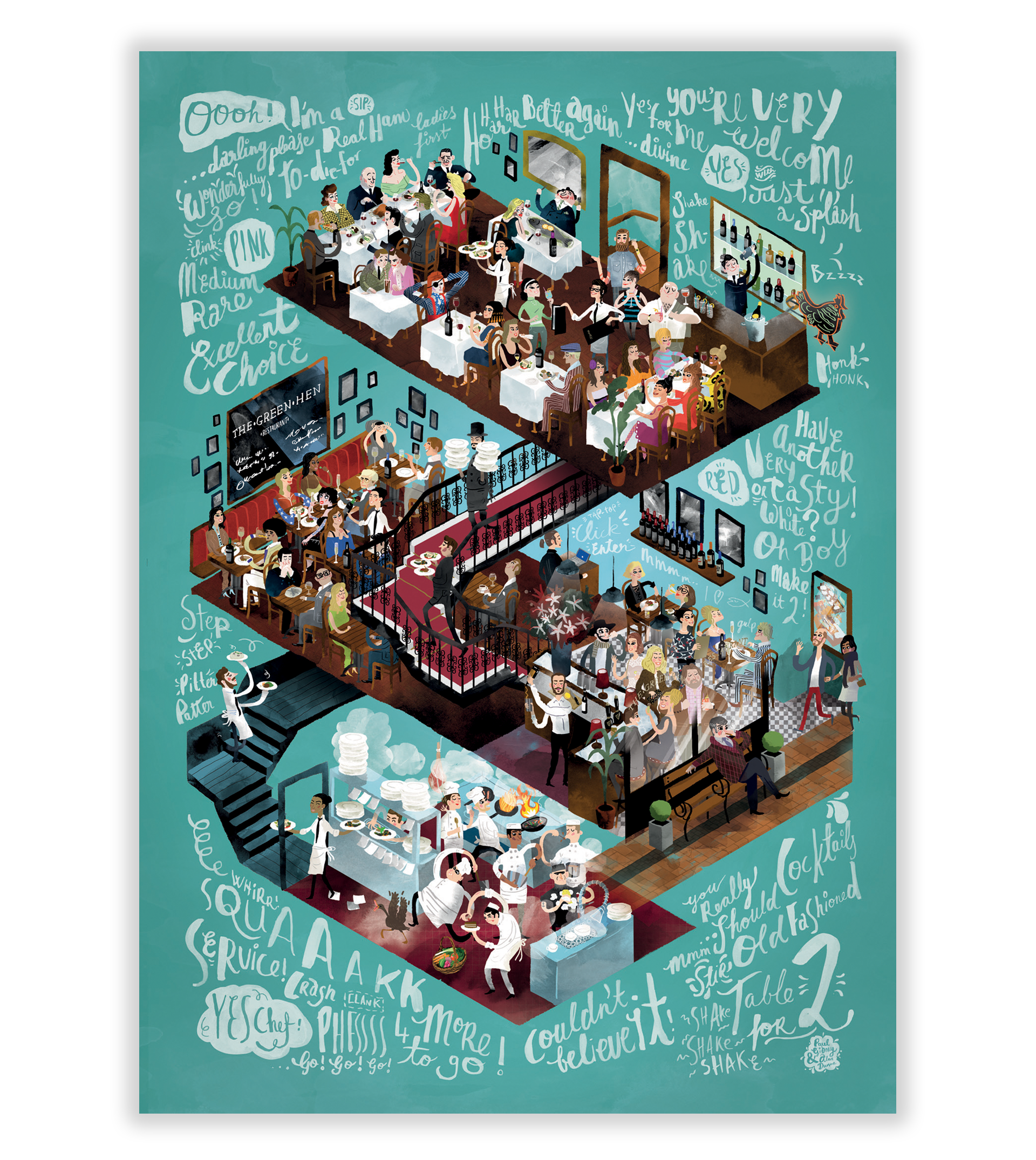 Cover image: The Green Hen Restaurant | Illustration