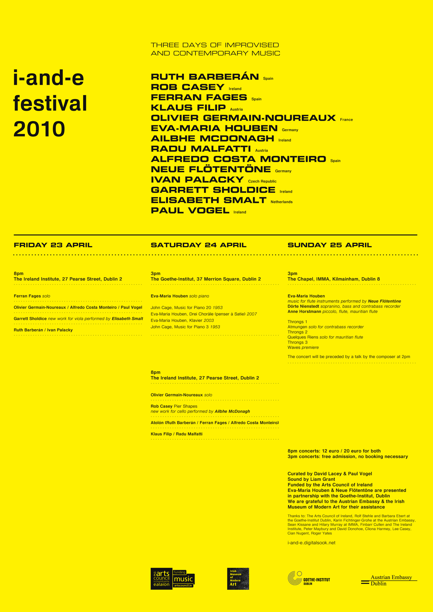 Cover image: i-and-e festival 2010