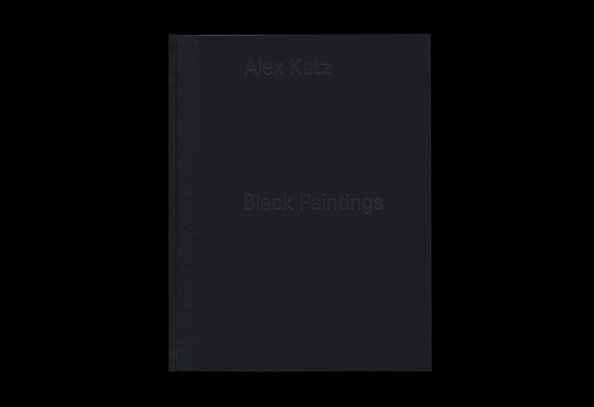 Cover image: Alex Katz: Black Paintings (2015)