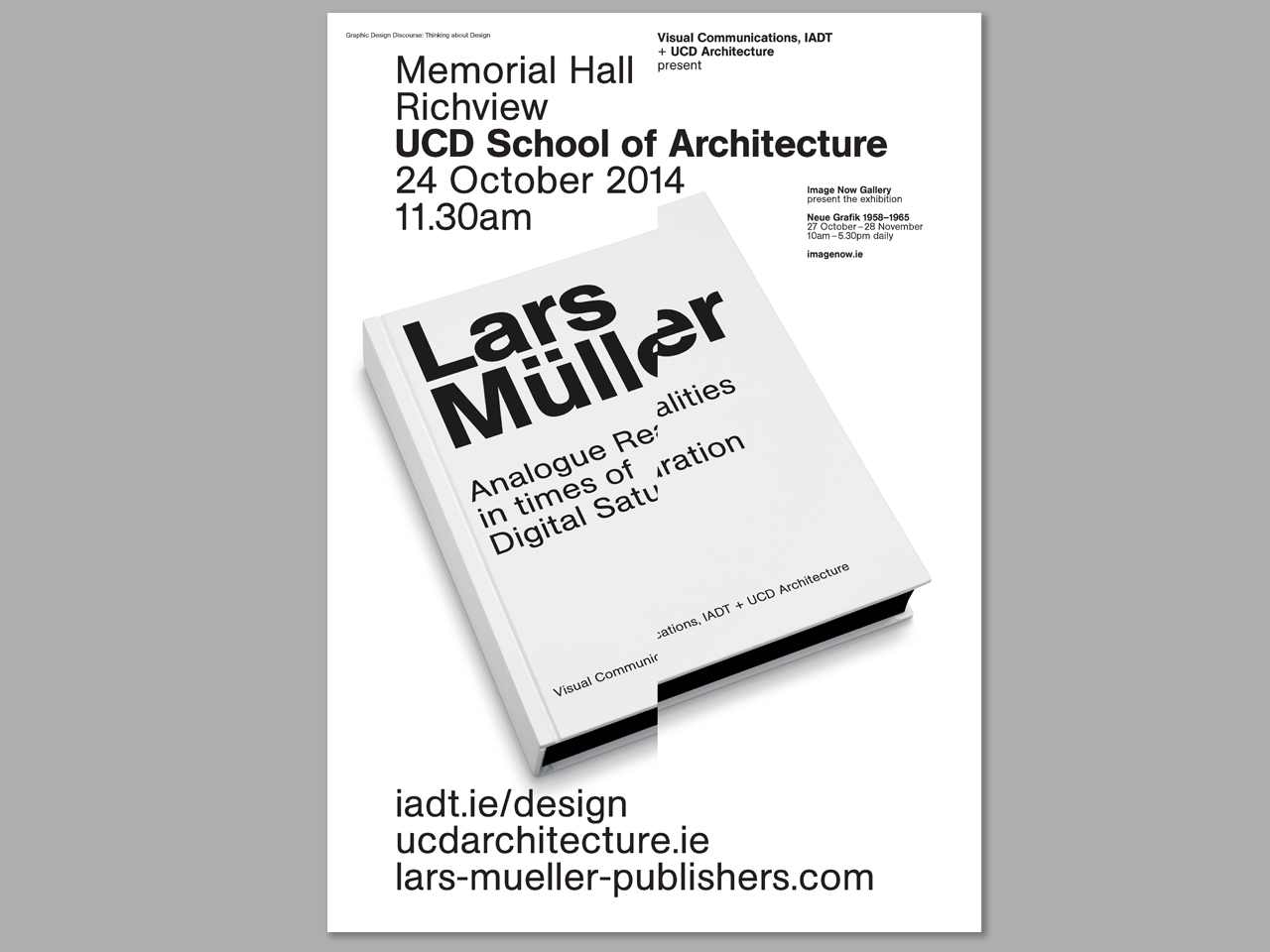 Cover image: Lars Müller IADT/UCDArch
