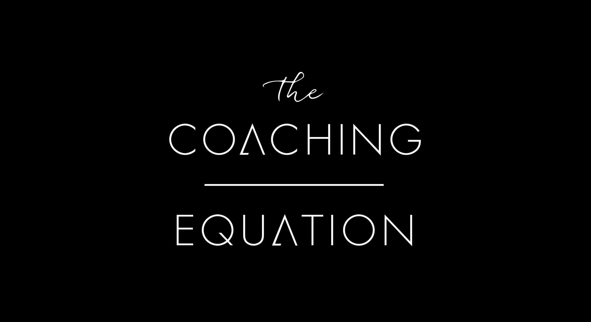 Cover image: The Coaching Equation