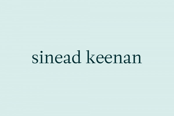 Cover image: Sinead Keenan (2014)