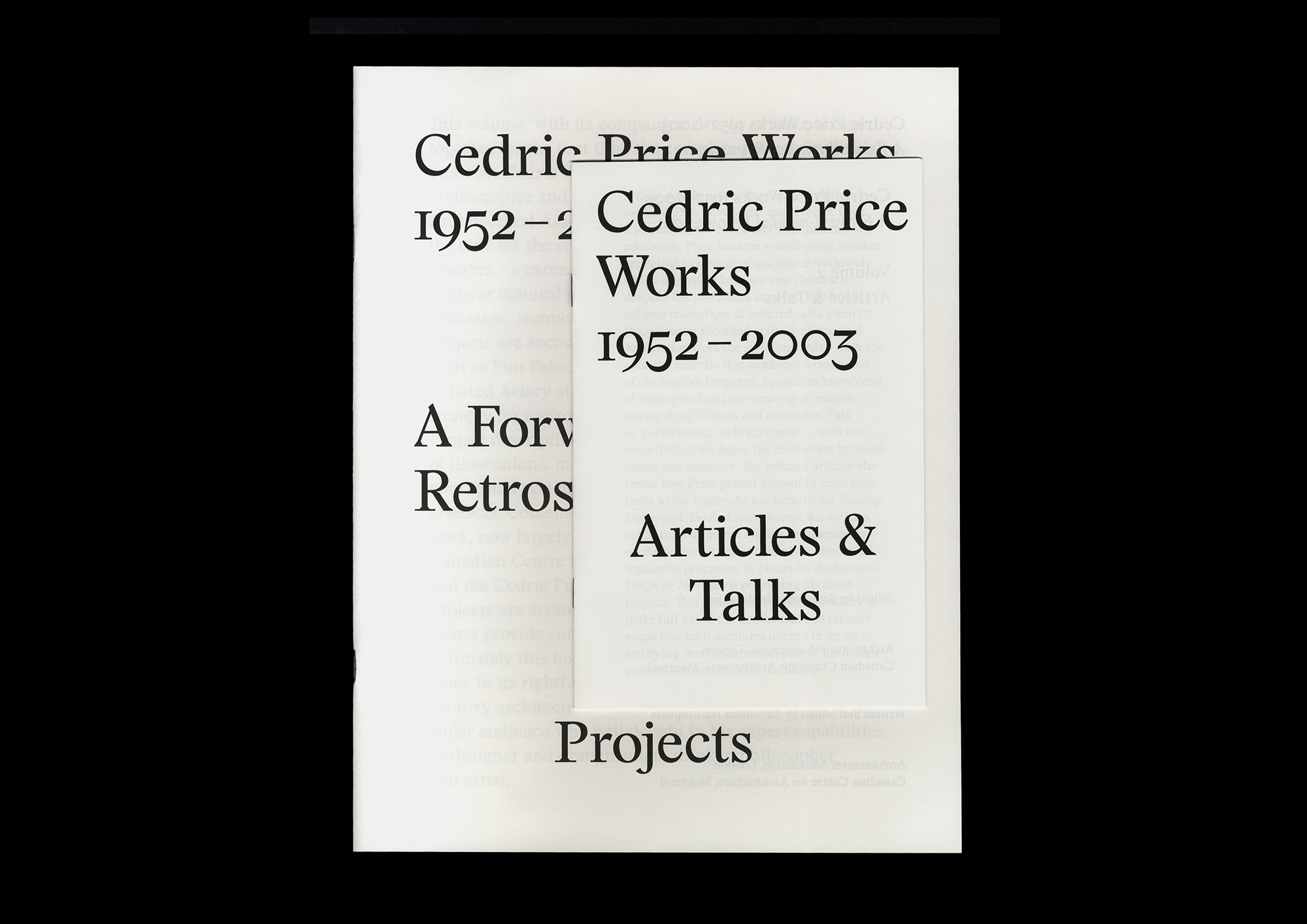 Cover image: Cedric Price Works preview catalogue (2014)