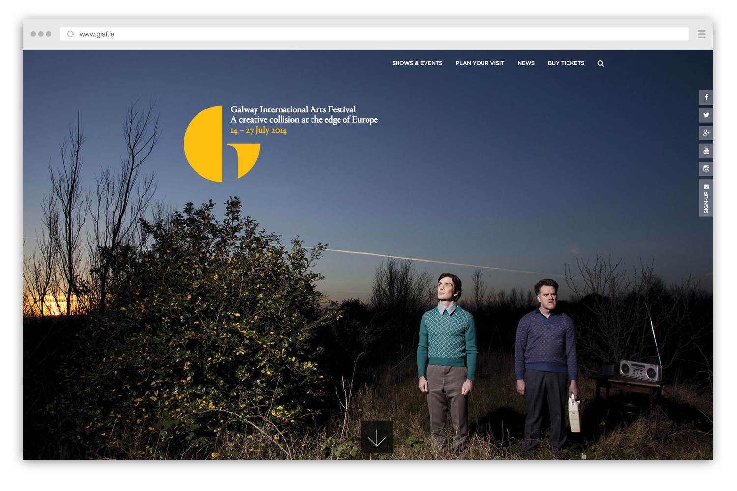 Cover image: Galway International Arts Festival Website (2014)