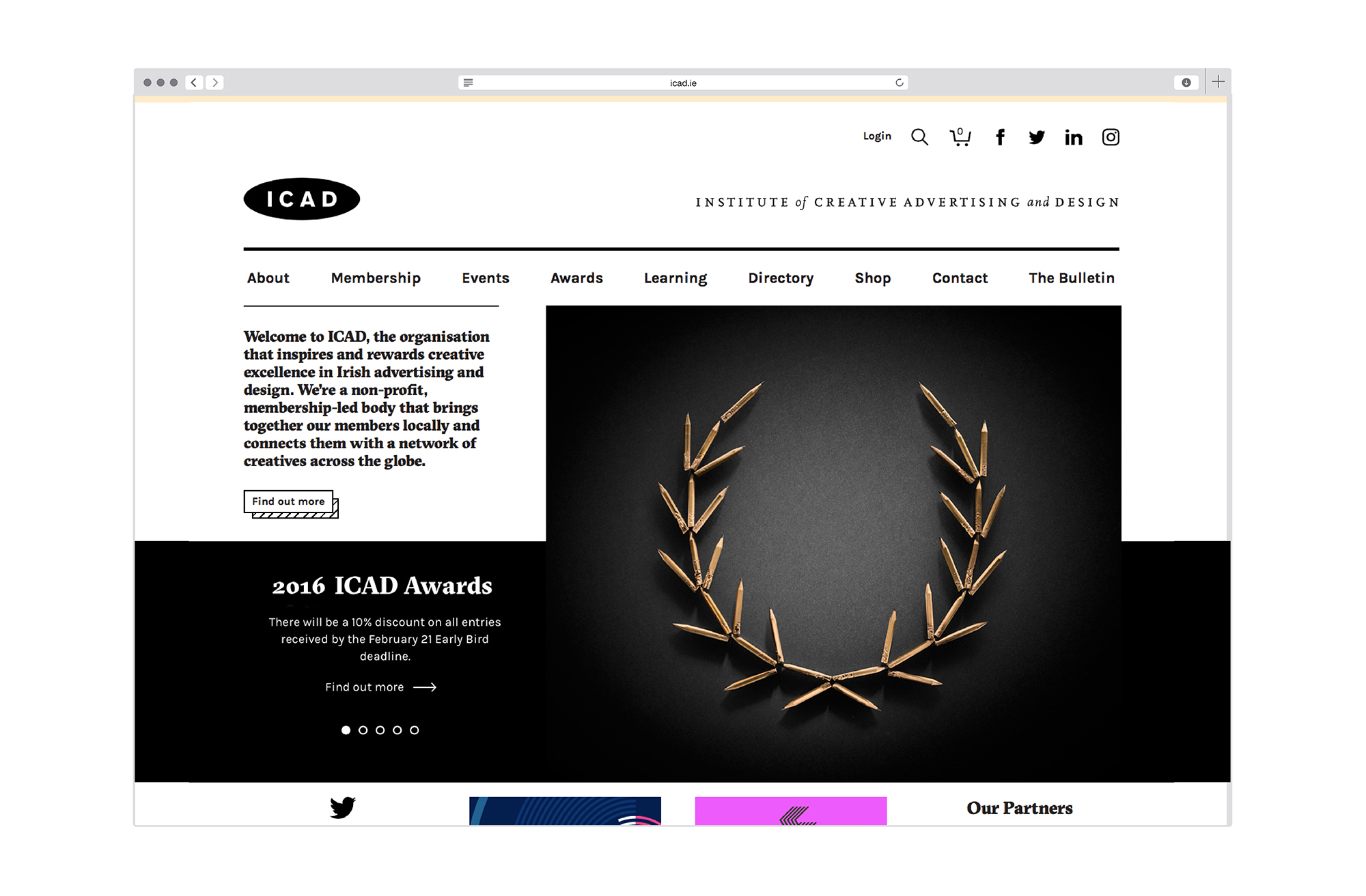 Cover image: ICAD Website
