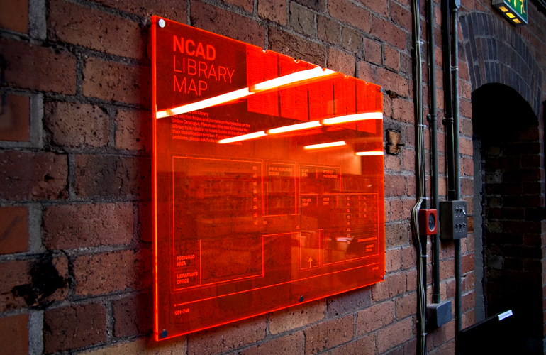 Cover image: NCAD Library Signage System