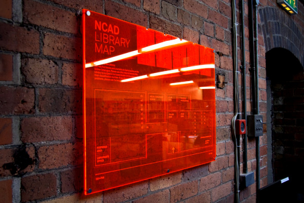 Cover image: NCAD Library Signage System