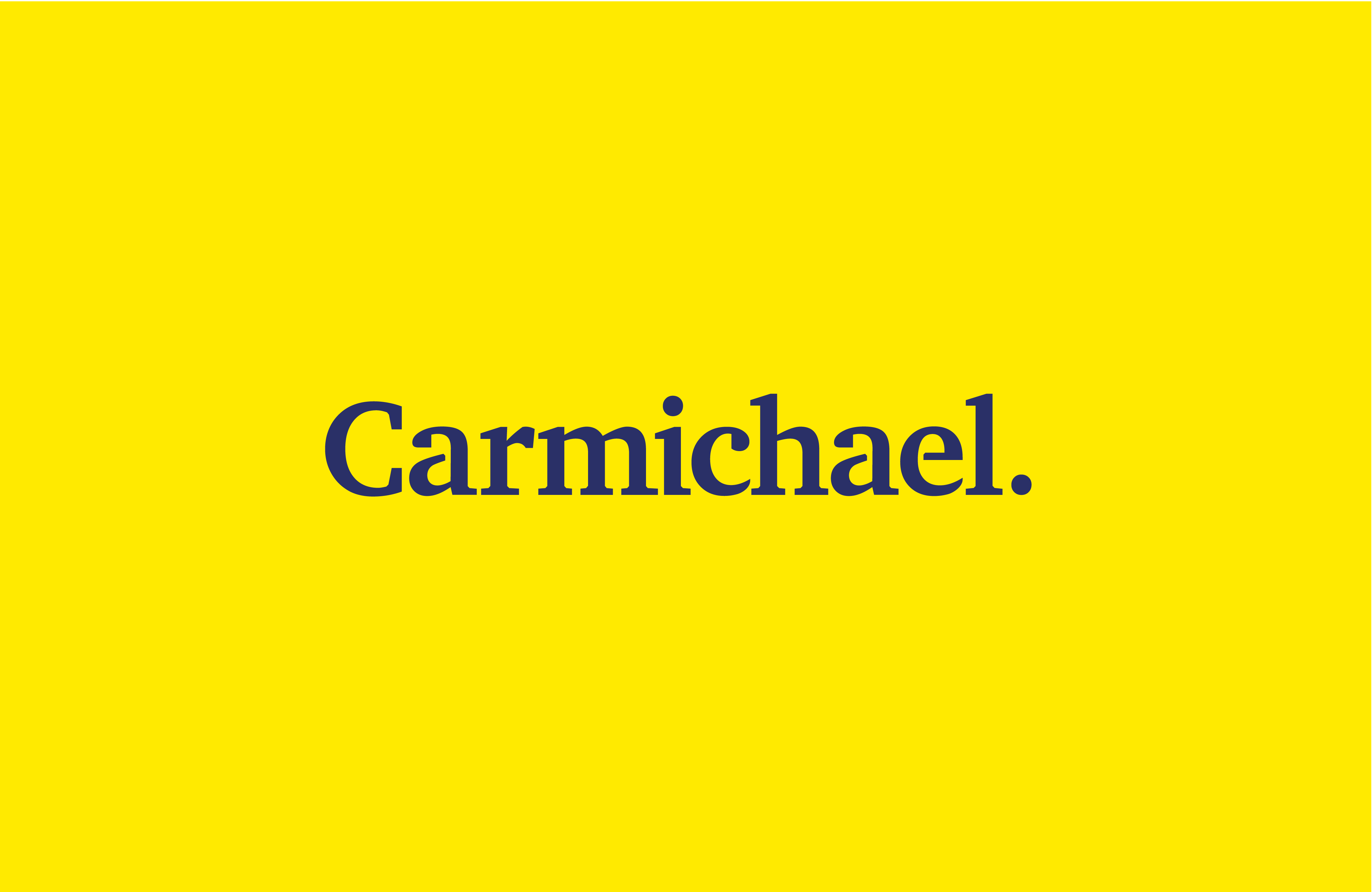 Cover image: Carmichael