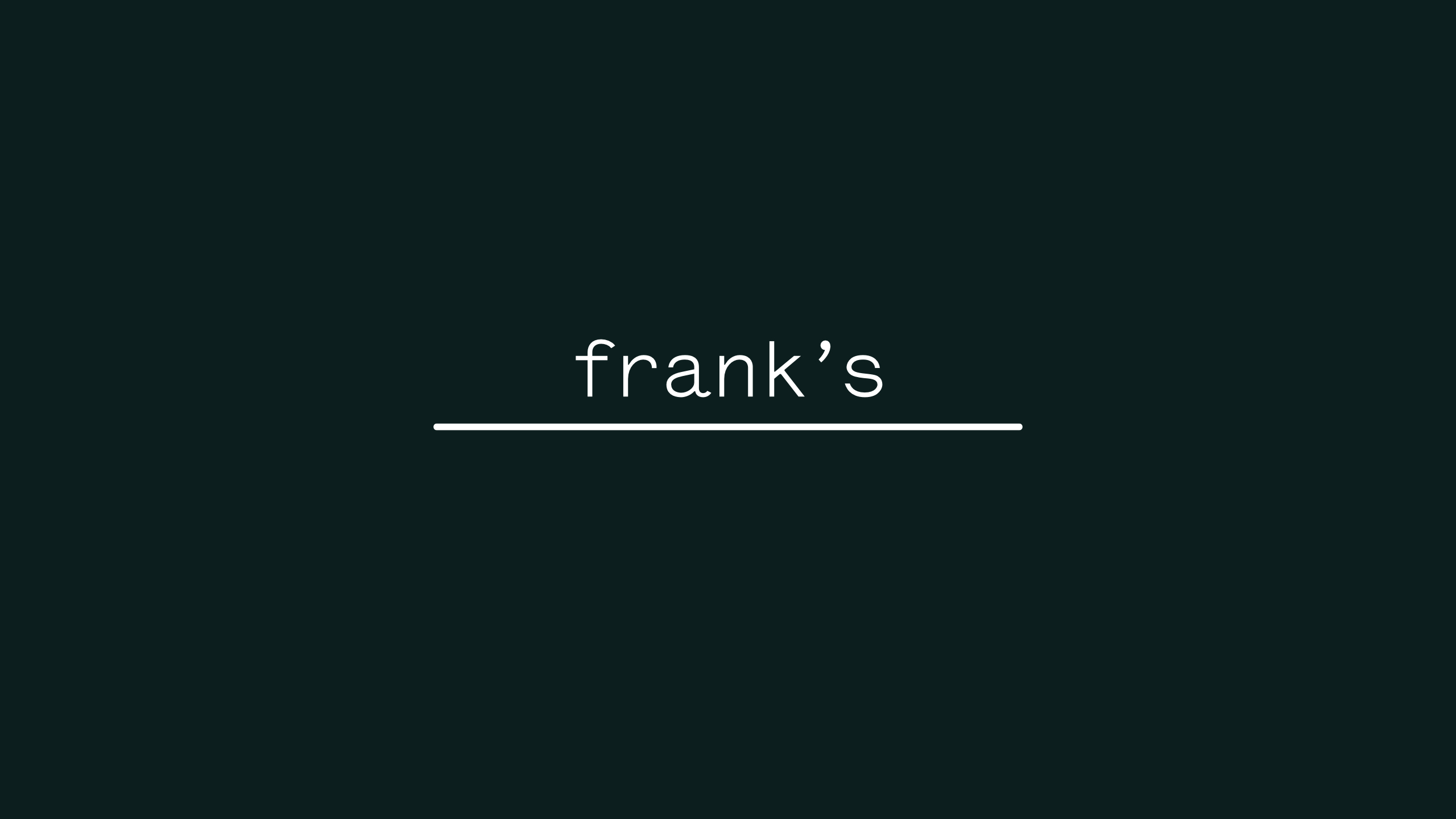 Cover image: Frank’s